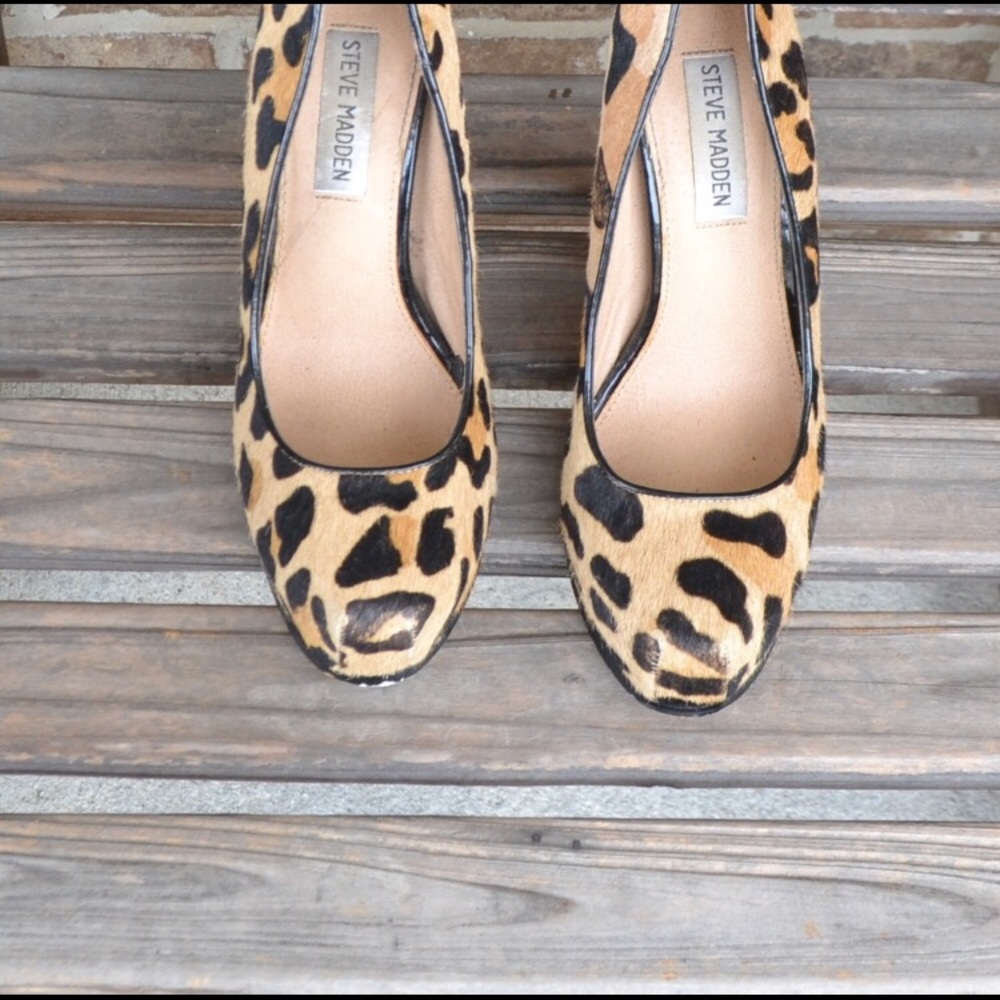 Leopard Steve Madden Heels.